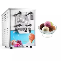 commercial hard ice cream gelato making machinetable top small batch freezer machine