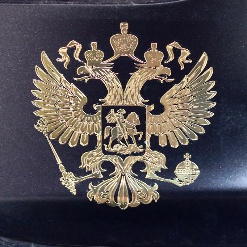 Герб Россия никелевая наклейки для автомобиля Фольксваген-Гольф 4 форд фокус 3