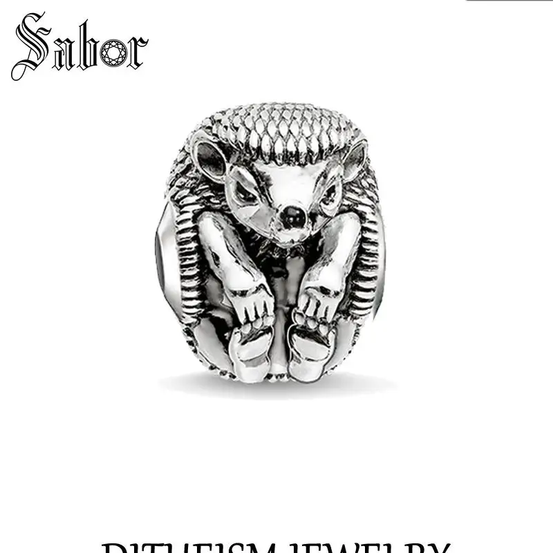 Подвеска еж из бусин сделай сам thomas ювелирные изделия серебра 2020 пробы подарок