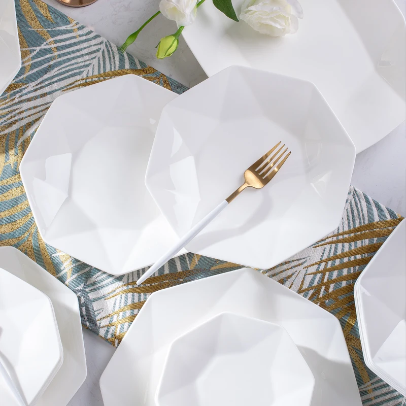 Керамическая посуда Jingdezhen с 60 головками китайская чаши для риса и супа миска