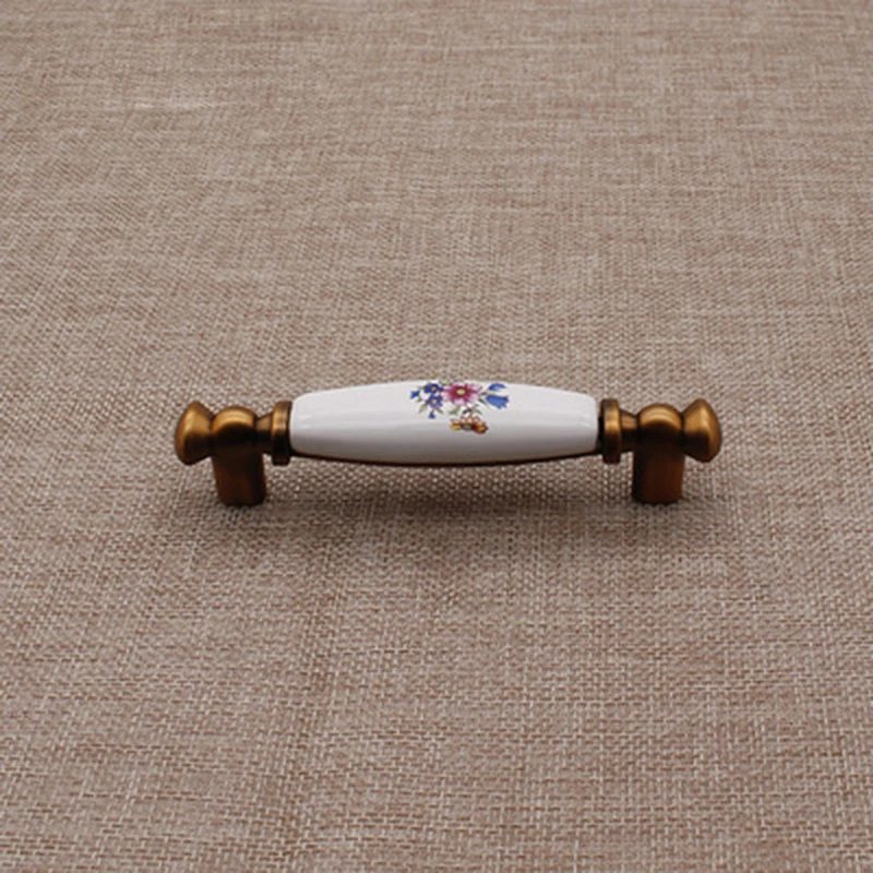 Дверные ручки страны Стиль Керамика ящика Тянет Ручки комод Кухня Кабинет и для