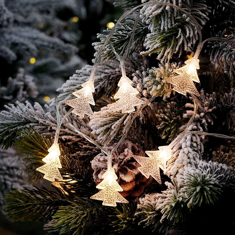 

Christmas Pine Cones LED String Lights Battery Operated Fairy Lights Indoor Outdoor Decoration For Party Wedding Garden Home