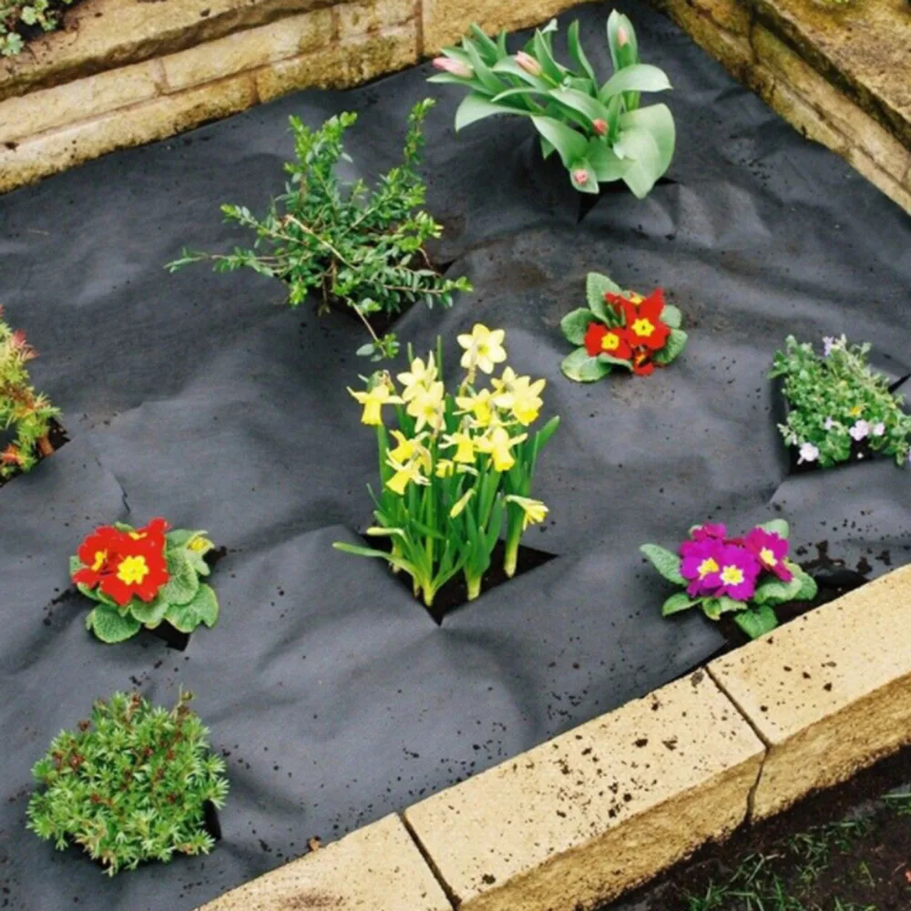 

Agricultural Anti Grass Cloth Farm-oriented Weed Barrier Mat Non-Woven UV Mulch Thicker Orchard Garden Weed Control Fabric