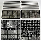 1 шт., пластины для стемпинга ногтей, 40 стилей