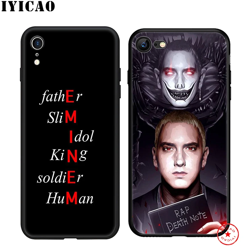IYICAO Eminem 8 Mile Rap God мягкий чехол для телефона iPhone 11 Pro XR X XS Max 6 6S 7 Plus 5 5S SE силиконовый TPU