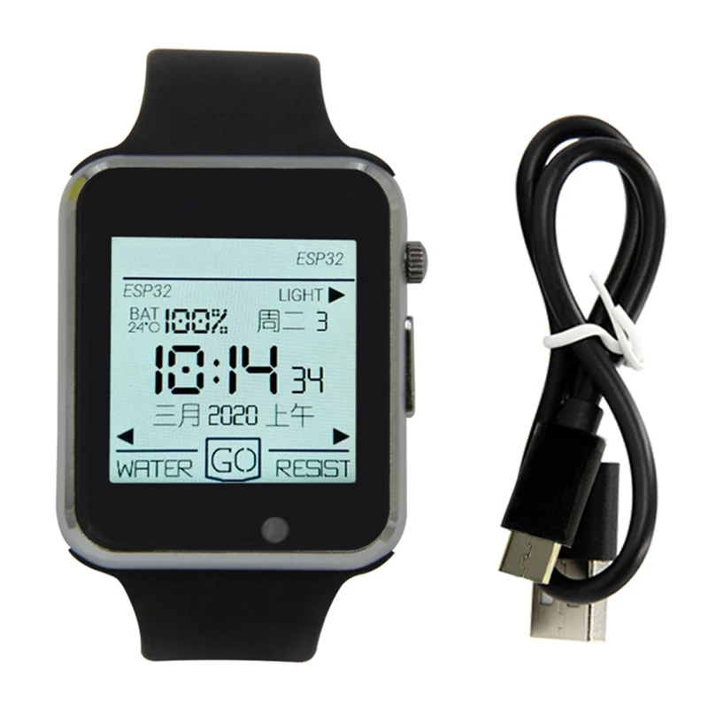 

T-Watch-2020 1.54 Inch Press Display Programmable Wearable Environmental Interaction ESP32 Main Chip
