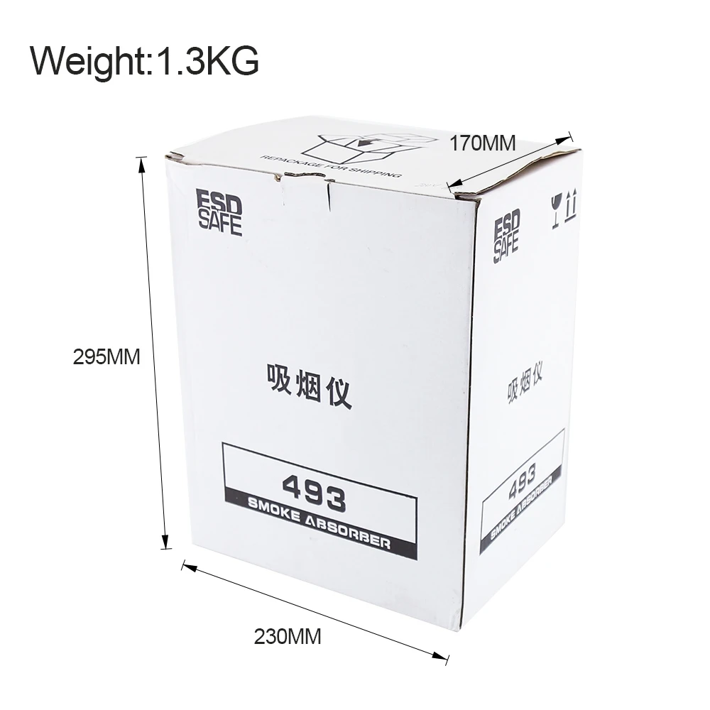 14 Вт/16 Вт Портативный паяльник Дымопоглотитель ESD экстрактор для паяльника