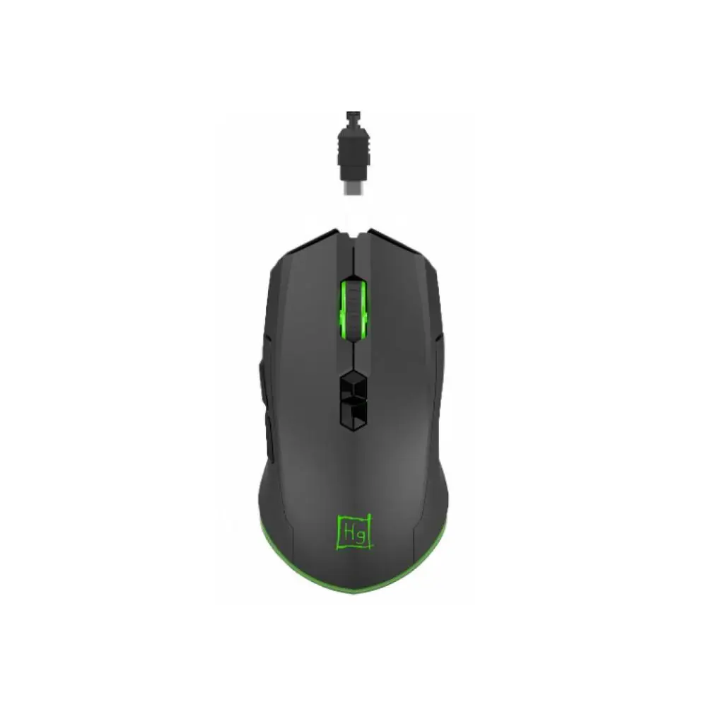 Игровая беспроводная мышь Harper Gaming Spigot WGM-01 (2.4 гГц USB 7 кнопок 4000 dpi Avago 3050 RGB) |