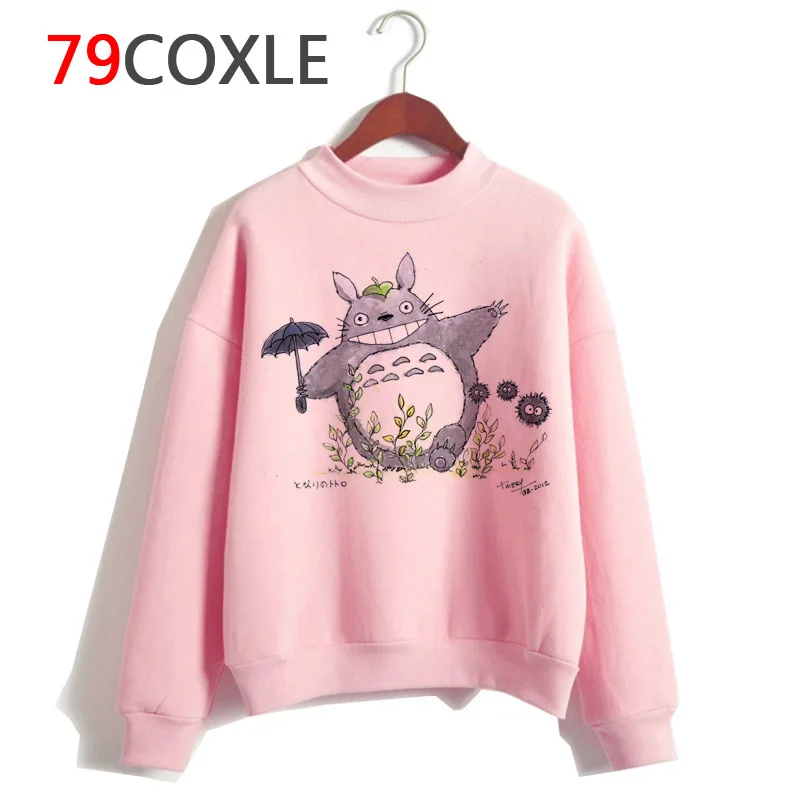

Тоторо студия Ghibli Kawaii толстовки для мужчин/женщин Harajuku Забавный аниме мультфильм толстовка Ullzang 90s модная графическая Толстовка мужская