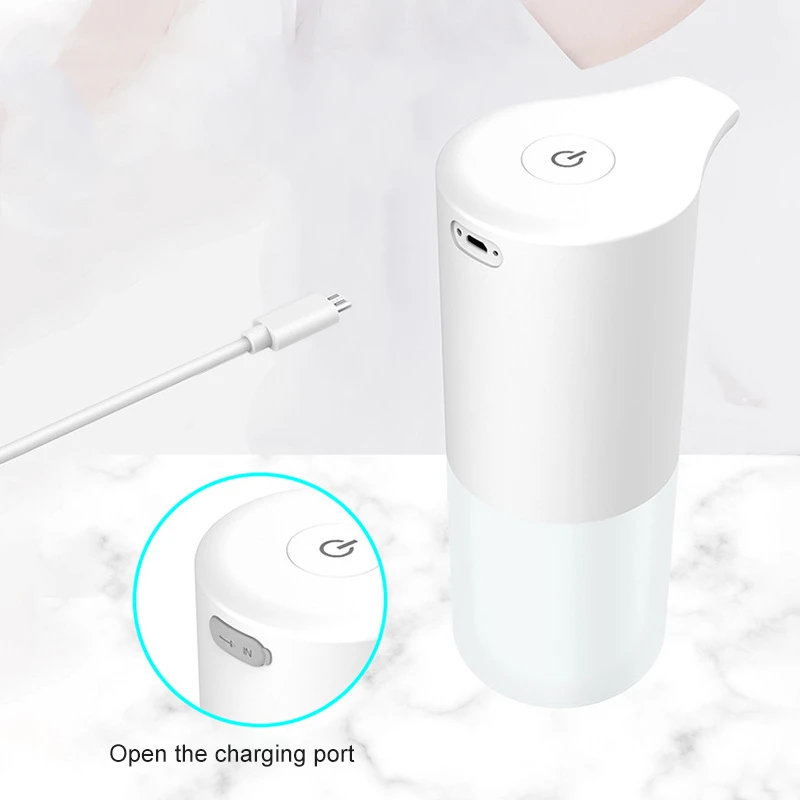 

Автоматический дозатор жидкого мыла с USB-зарядкой, Диспенсер жидкого мыла с умным датчиком, автоматический пеногенератор, Бесконтактный Ди...