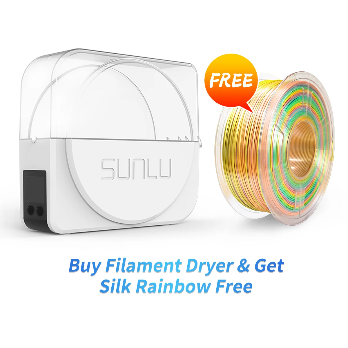 

Коробка для сушки 3D наполнителя, купите один получить один рулон наполнителя, Функция синхронизации, чтобы сделать заправку сухой, перед от...