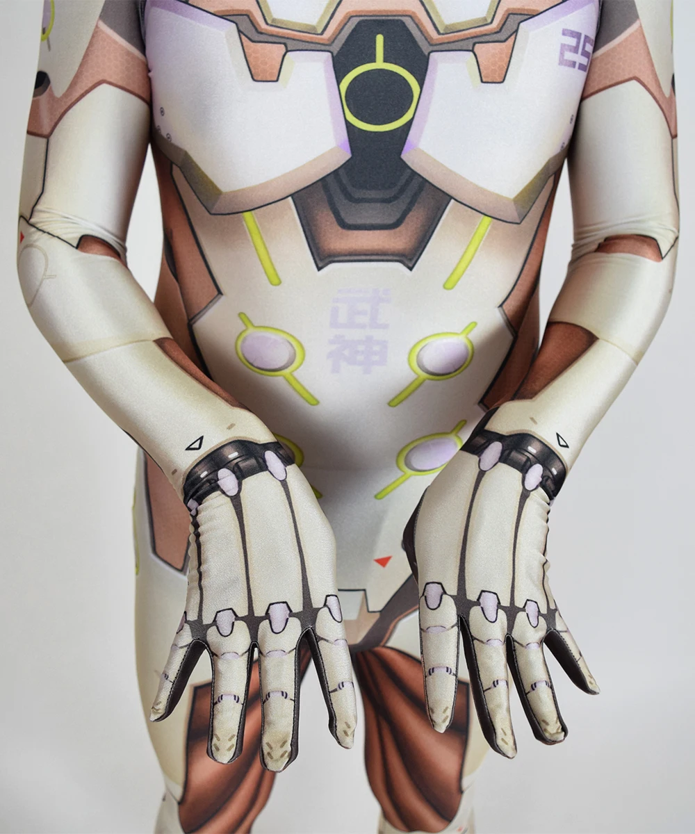 Косплей Гэндзи для взрослых и детей костюмы на Хэллоуин с 3D принтом