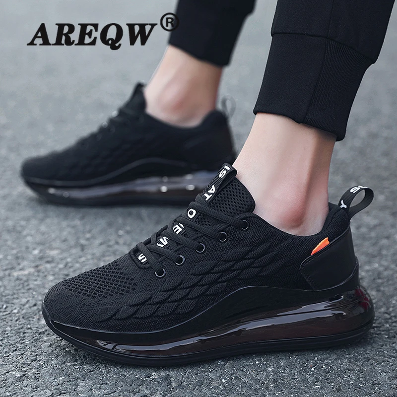 

Brand Full Palm Air Cushion Men Running Shoes for Man Breathable Outdoors Sport Shoes Zapatillas Trainer Platform Jogging Shoes