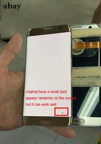 

Оригинальный AMOLED ЖК-дисплей 5,5 дюйма для Samsung Galaxy S7 edge, ЖК-дисплей G935U, G935F, сенсорный экран, дигитайзер с черными точками для S7Edge