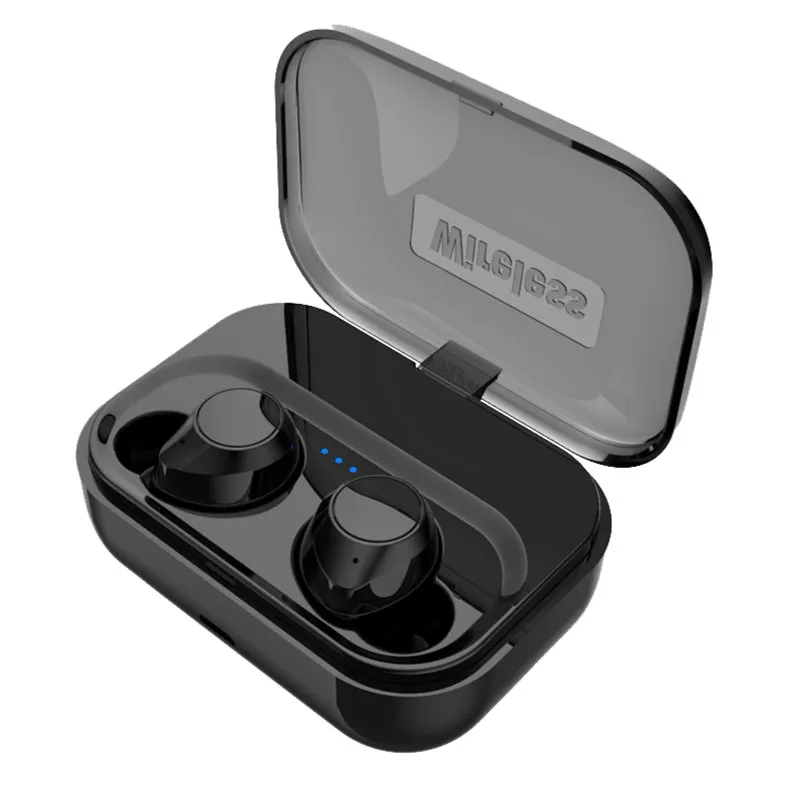 Новый настоящим стерео бас наушники вкладыши TWS с T & G H1 Беспроводной спортивные