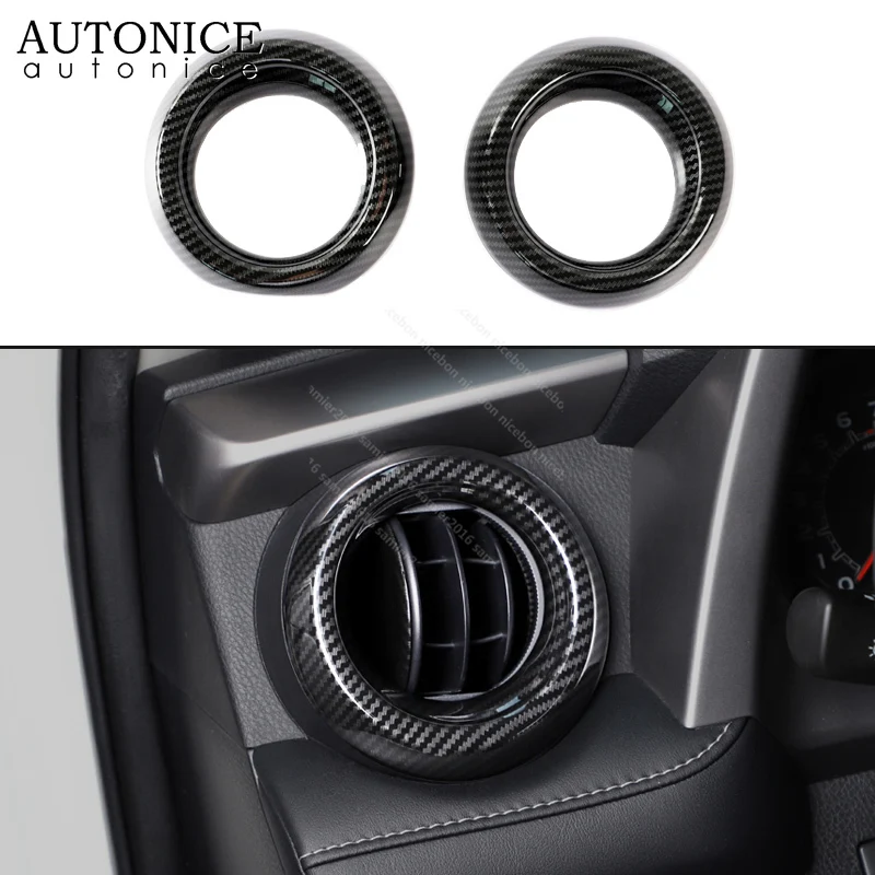 2 шт. вентиляционное отверстие приборной панели для кондиционера из углеродного