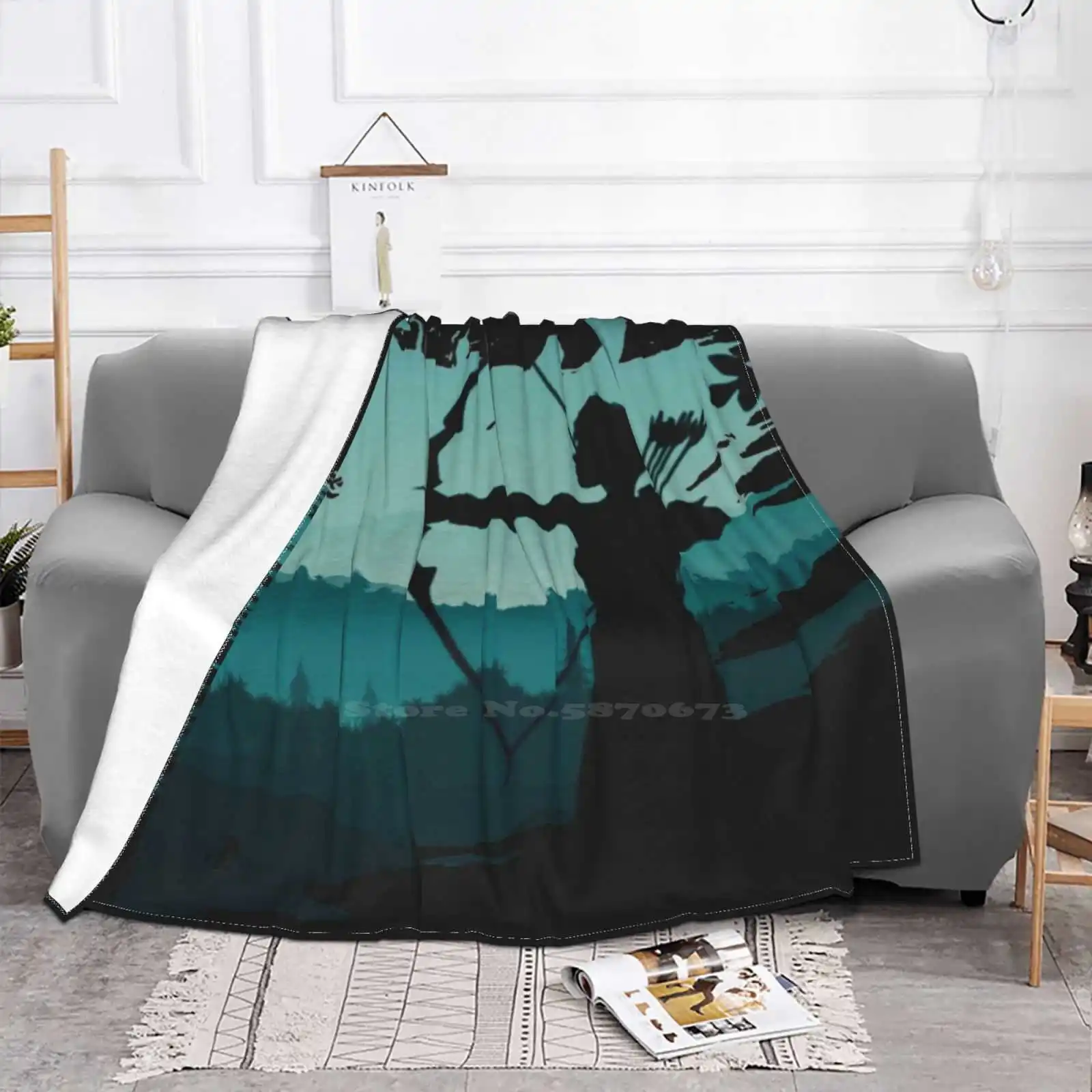 Женское одеяло с бантом и воздушным кондиционированием мягкое принтом лука