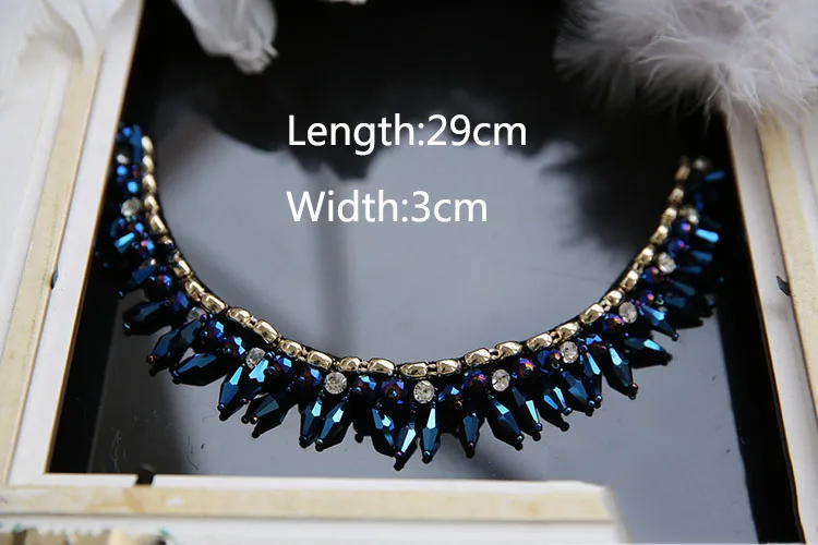 Модные кристальные бусины Meetee стразы воротник кружева сделай сам бисер для