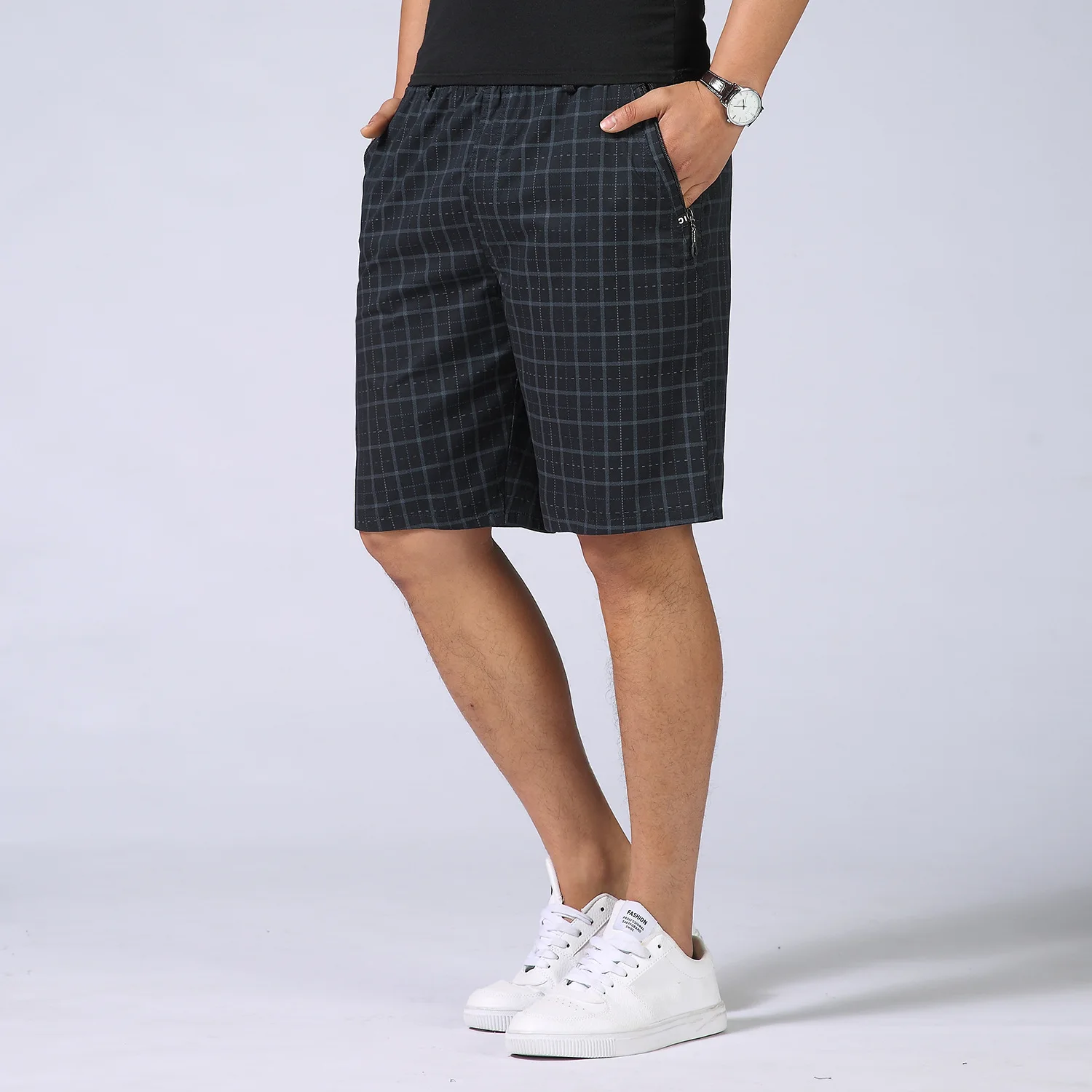 Мужские пляжные шорты 2020 летние мужские эластичные повседневные пятиконечные