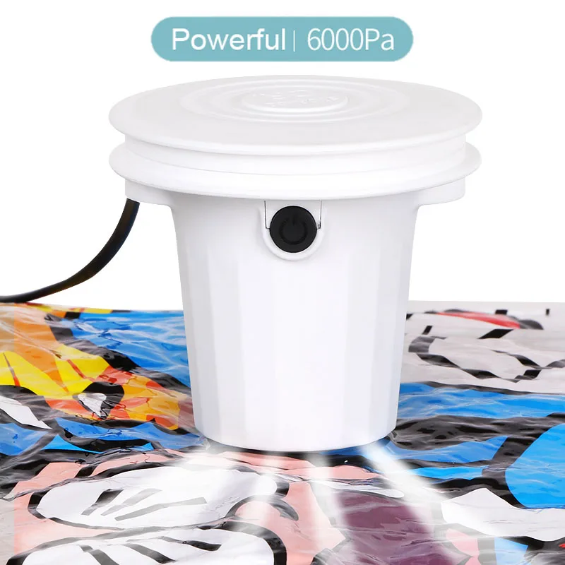 6000Pa Бытовая Вакуумная сумка для хранения воздушный насос электрическая