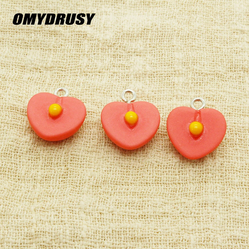 10 звёзд подвески в форме сердца персиковые фрукты для сережек браслетов