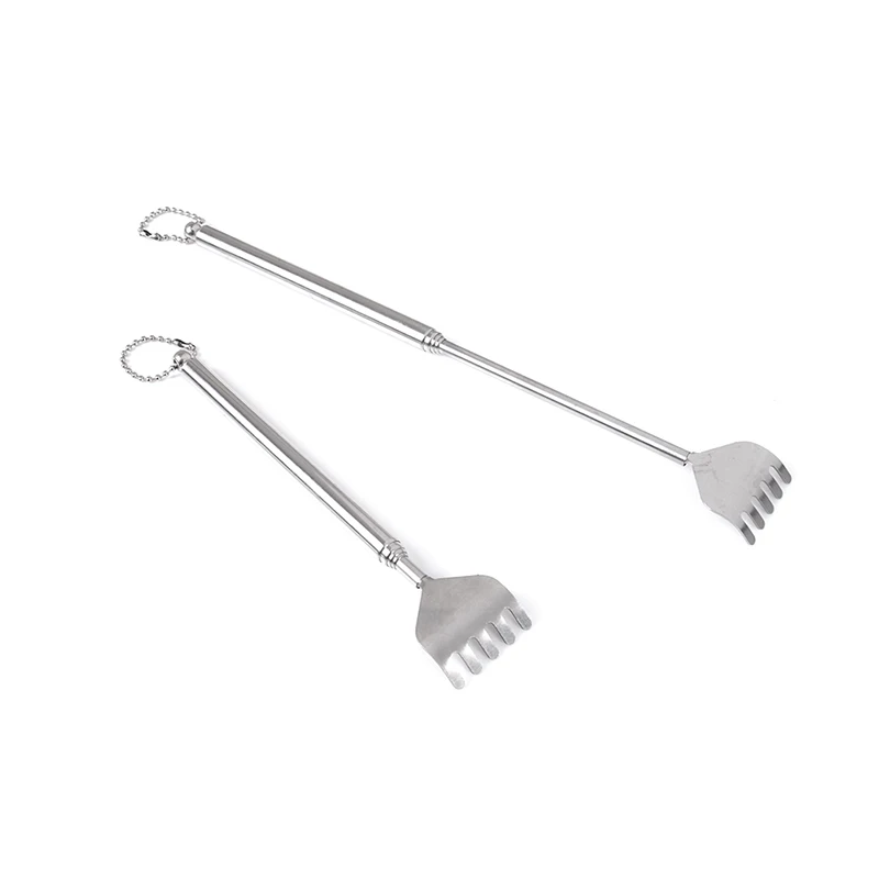 

2020 Extendable Handy Pocket Pen Clip Back Scratcher Stainless Steel Telescopic Back Scratcher Itch Scratch Massage Tool