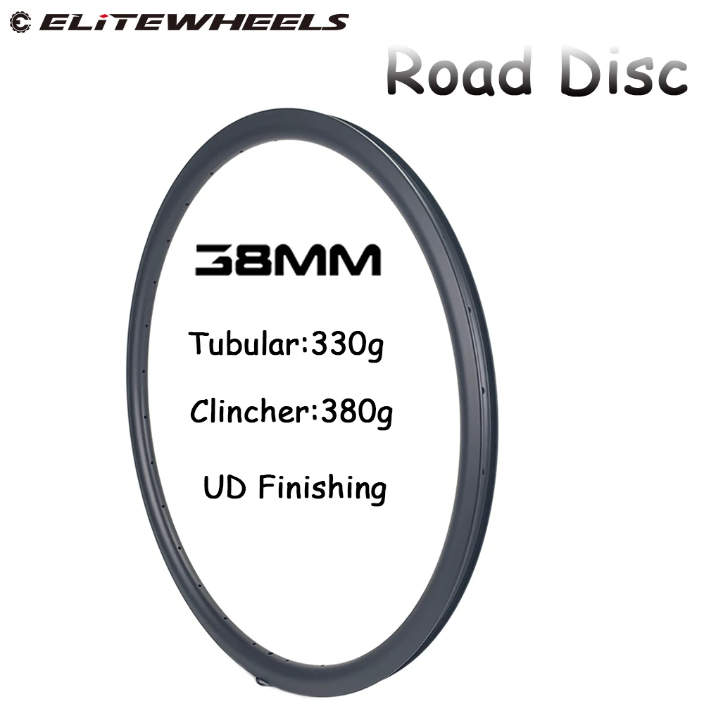 ELITEWHEELS супер светильник дорожный диск углеродный обод велосипеда 700c 38/50 мм