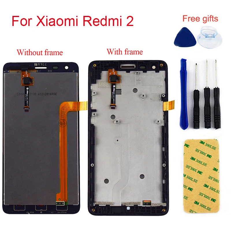 ЖК-экран для Xiaomi Redmi 2 ЖК-дисплей с сенсорным экраном 4 7 inche Pro ЖК-модуль планшета