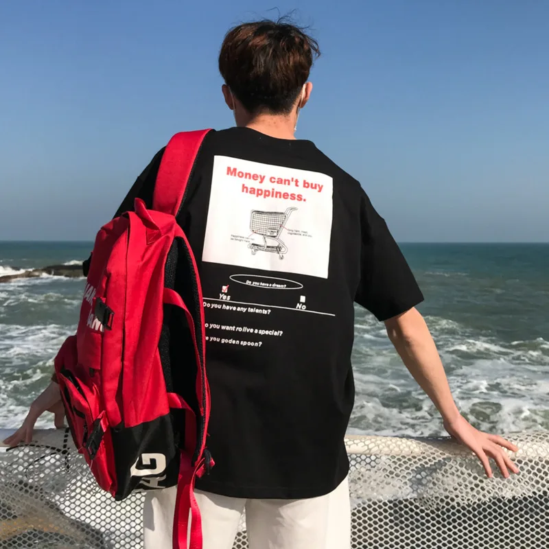 2019 Весна и лето новая Корейская версия Харадзюку мужская повседневная свободная