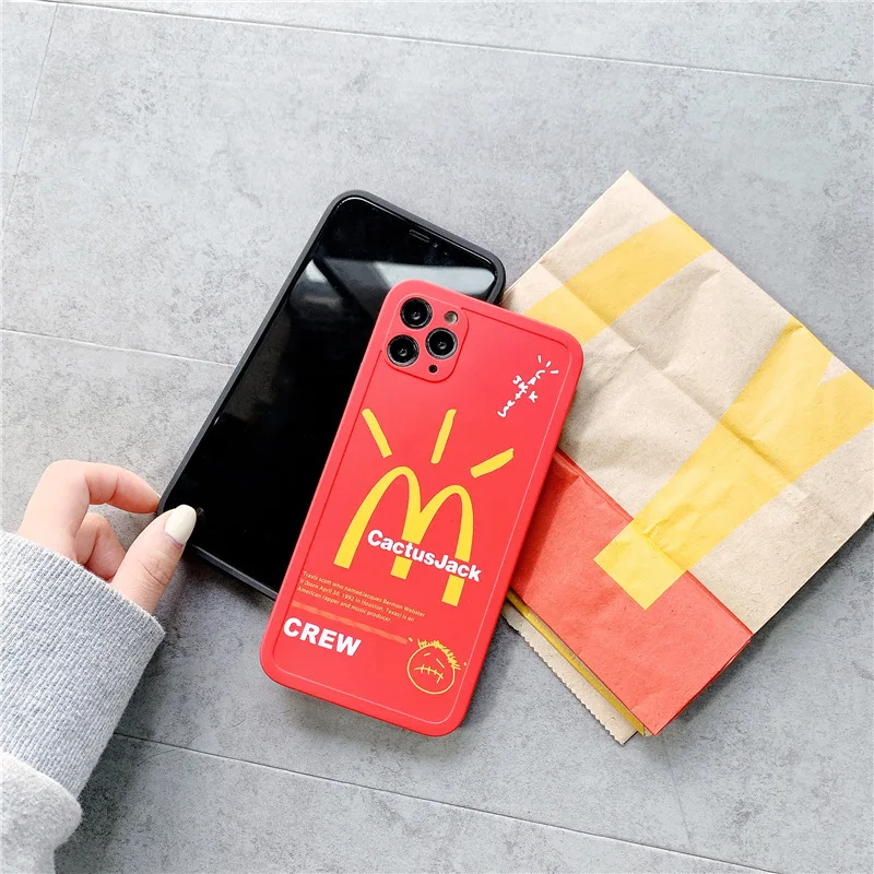 travis scott cactus jack iphone 11 case high quality silicone case for iphone 12 pro max 11 pro 7 8 x xs xr free global shipping