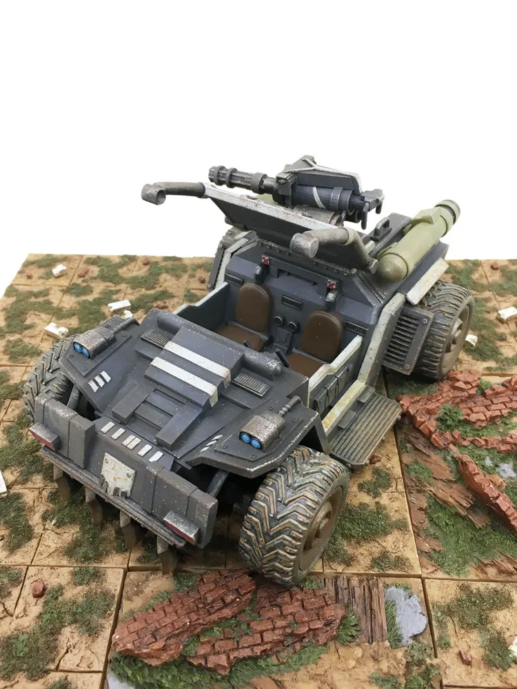 1/25 JOYTOY mecha RHINOCEROS Скаут автомобиль и UNSC девятый Легион солдат фигурка