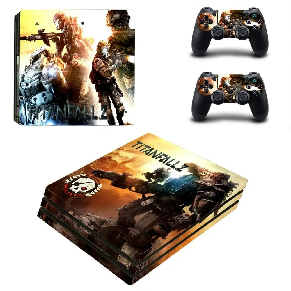 Наклейка на консоль и контроллер Game Titanfall PS4 Pro | Электроника
