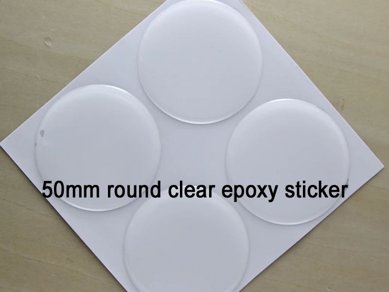 100 шт. 50 мм круглые прозрачные эпоксидные наклейки|epoxy dome|clear epoxyclear epoxy dome sticker |