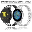 Ремешок из нержавеющей стали для часов Huawei Watch GT2 Pro, браслет со стразами для GT 46 мм Huawei GT 2 42 мм 46 мм, 20 мм 22 мм