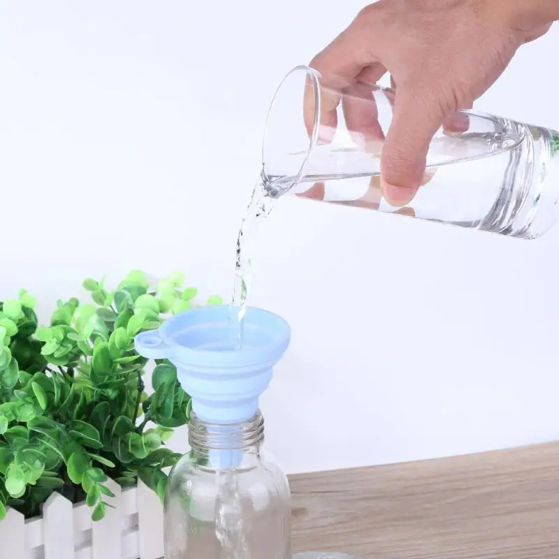 1 шт. кухонная воронка силиконовая складная стильная для кухни аксессуары