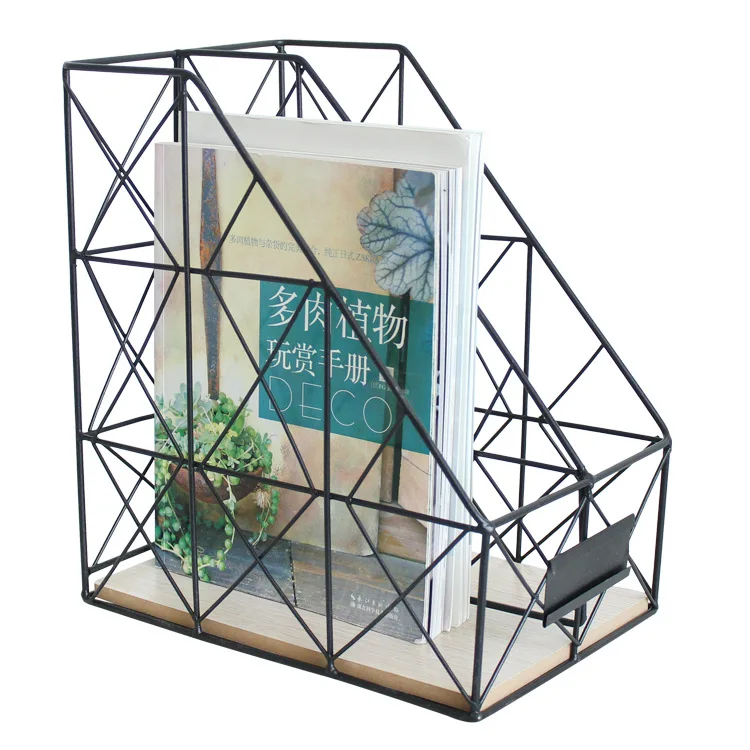 2 слойная Скандинавская настольная сетчатая корзина для хранения файлов