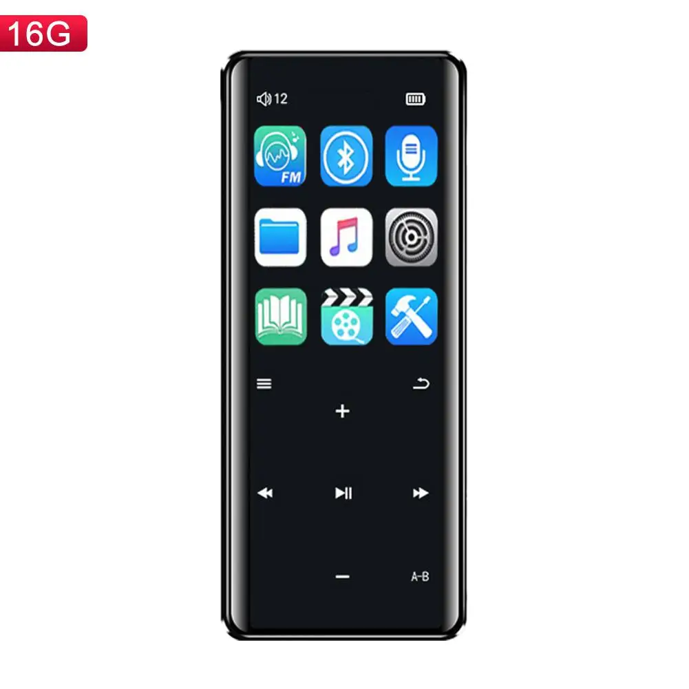Yiwa X5 MP4 плеер 16 ГБ/8 ГБ Bluetooth FM сенсорный экран с динамиком OTG скачать HiFi MP3 TF карта