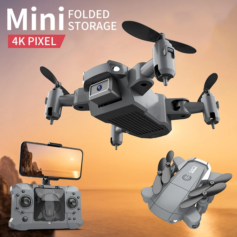 

Mini Drone 4K KY905 Profesional HD Camera Wifi FPV Foldable Dron Quadcopter One-Key Return 360 Rolling RC Helicopter Kid's Toys