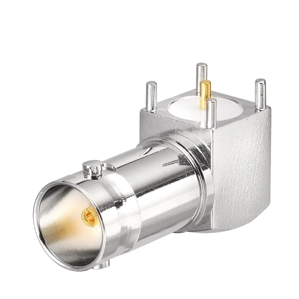 

Superbat 75 Ohm BNC Female PCB Mount with Post Terminal 4 Stud Connector