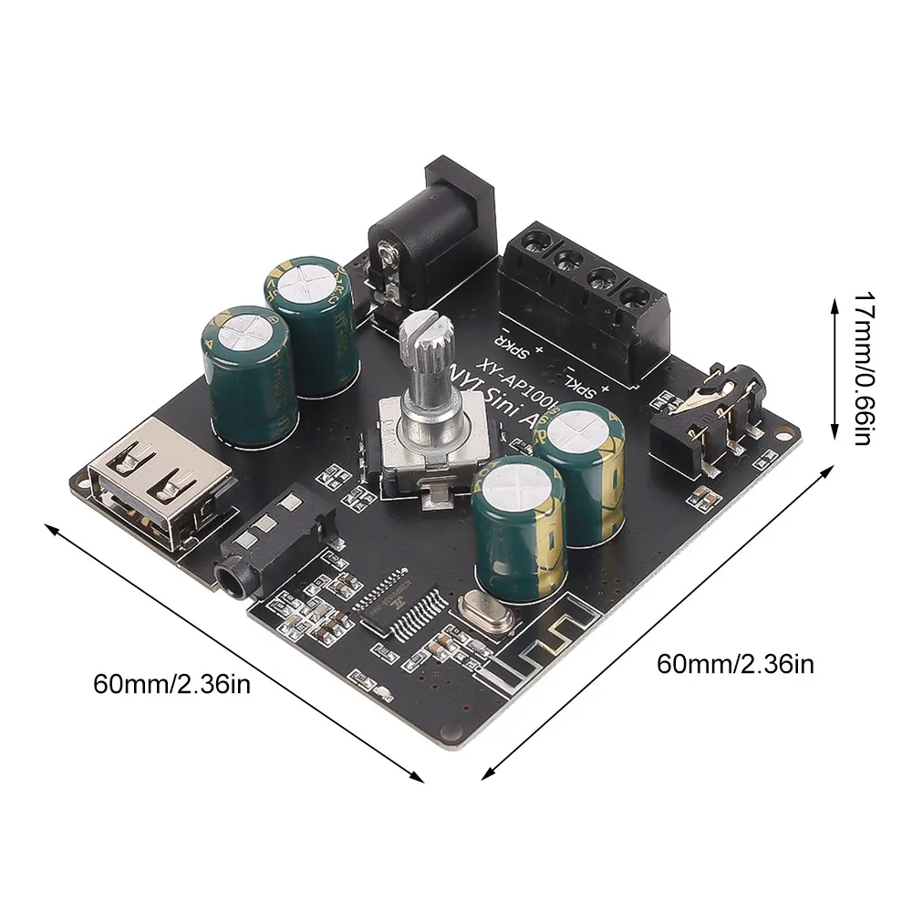 

2x100W Bluetooth 5.0 HiFi Stereo Audio Amplifier 2 Ch TPA3116D2 Audio Equalizer AMP Board AUX Input APP Control Home Theater