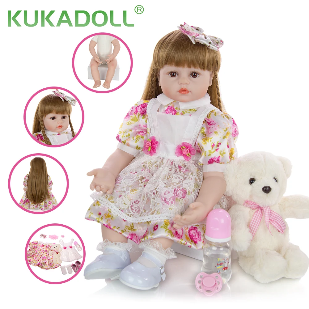

Кукла реборн KUKADOLL, 24 дюйма, 60 см