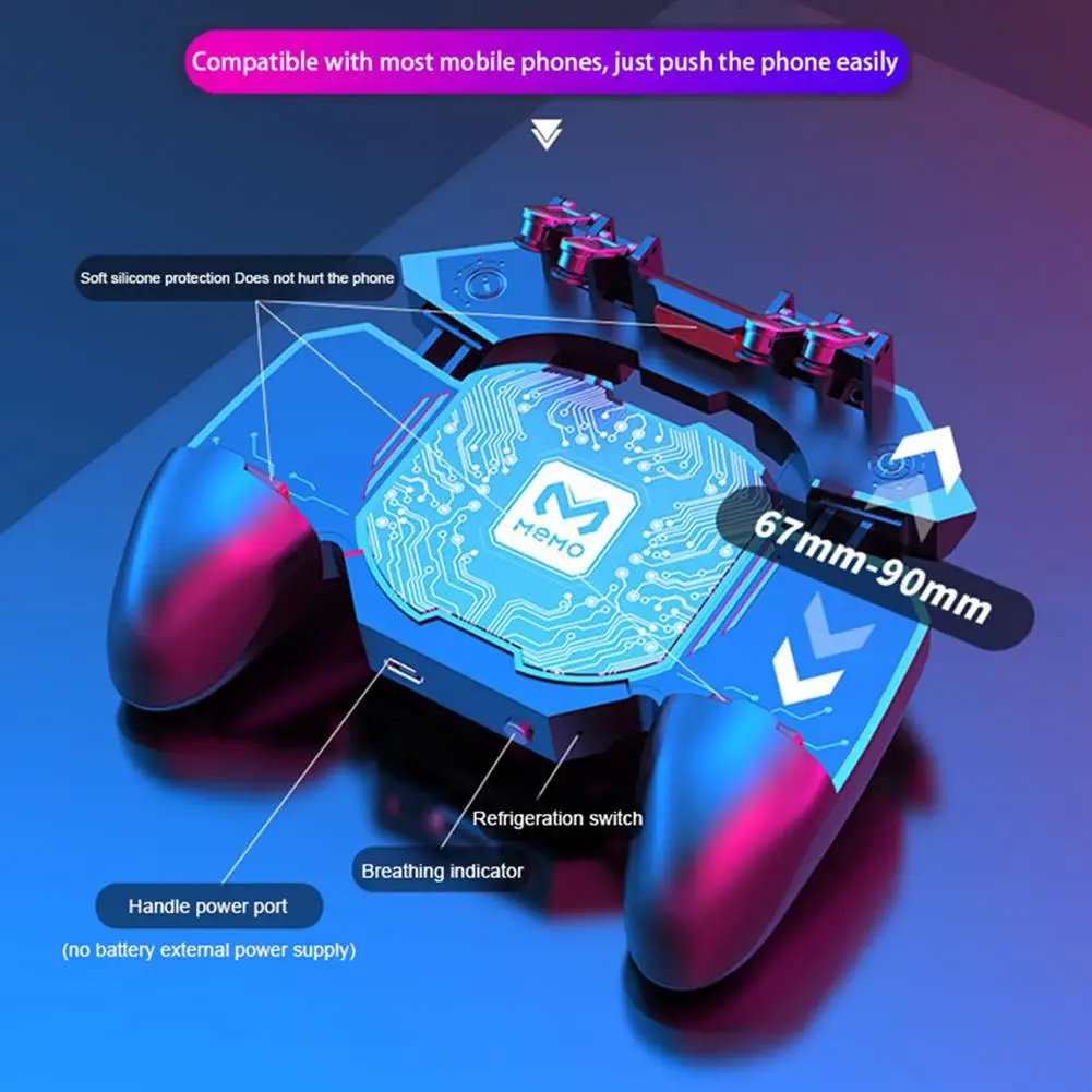 Игровой контроллер PUBG на шесть пальцев триггеры для съемки свободный огонь