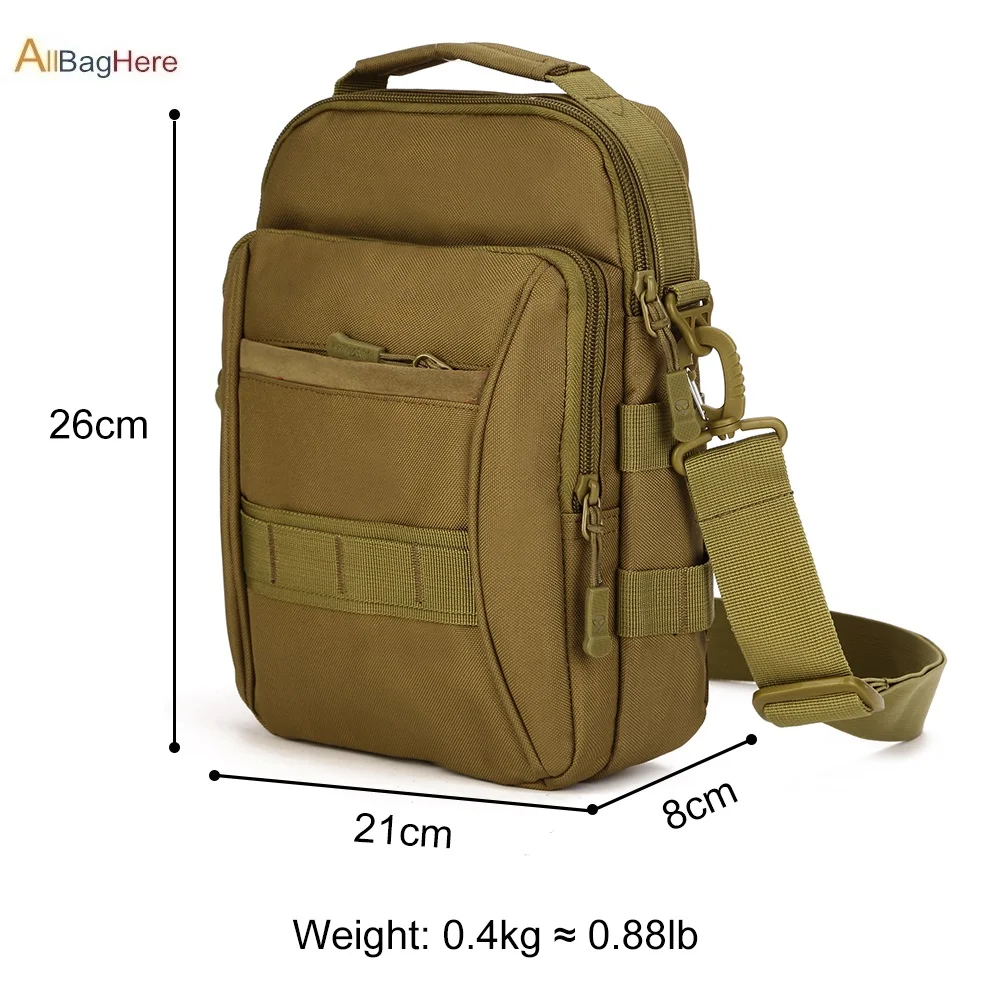 

Tactical Crossbody Bag Men's Handbag Waterproof Crossbody Outdoor Sport Riding Travel Hunting Hiking Cycling Small Messenger Bag