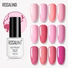 Гель-лак для ногтей ROSALIND, полуперманентные гибридные лаки для маникюра, фиолетовый, розовый