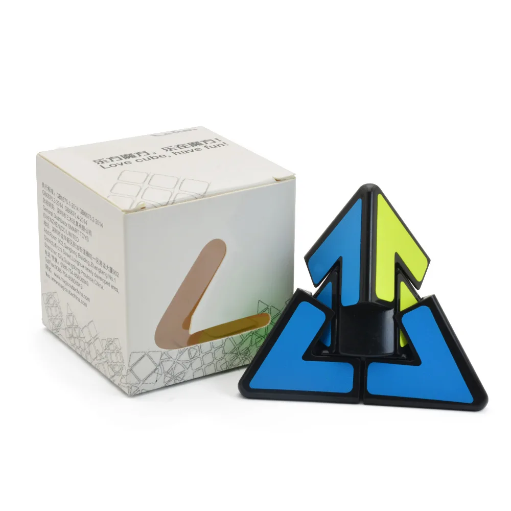 LeFun 2x2 Stickerless черный магический куб Обучающие Развивающие игрушки для детей Cubo Magico новейшая скорость