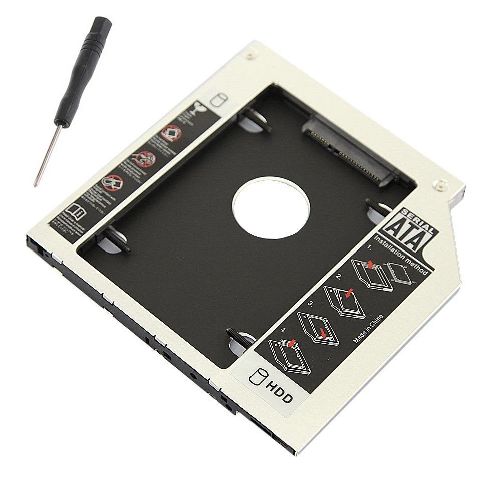 

9,5 мм 2nd SATA жесткий диск HDD SSD корпус Caddy для Lenovo ThinkPad E555 E550 E560 E440 E540 L540 L440 UJ273 DVD