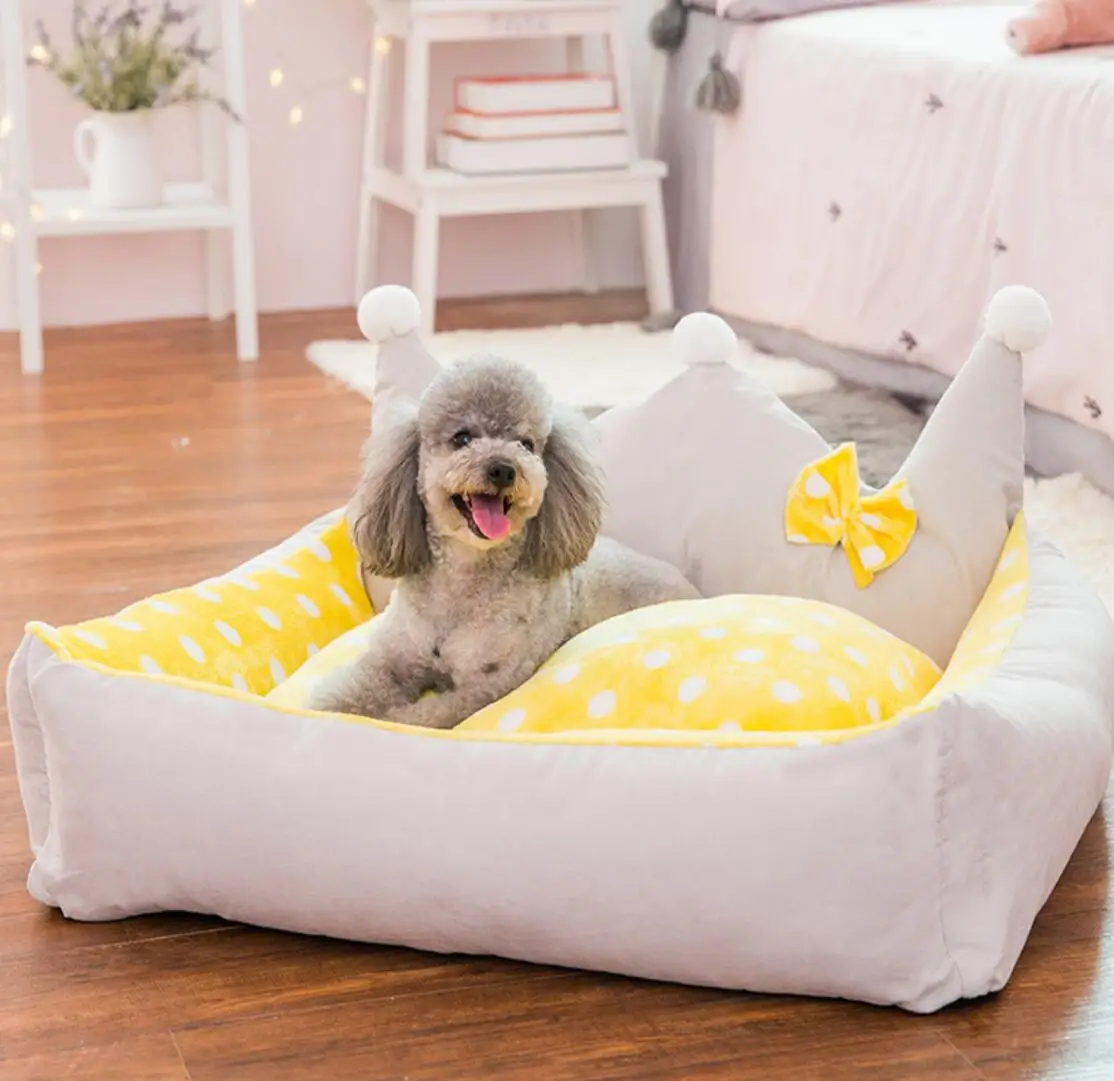 

Dog Bed Cat Bed Teddy Small and Medium Sized Dog's Warm Pet Bed Dog Pad In Winter Dog Bed