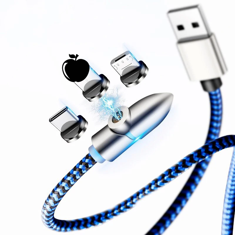 Магнитный Micro USB кабель для iPhone samsung Android мобильный телефон быстрая зарядка usb type C