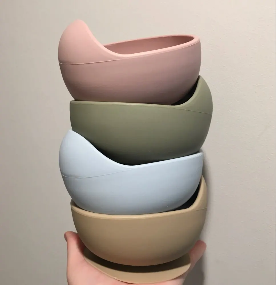 Силиконовая миска для кормления младенцев 1 комплект посуда водонепроницаемая