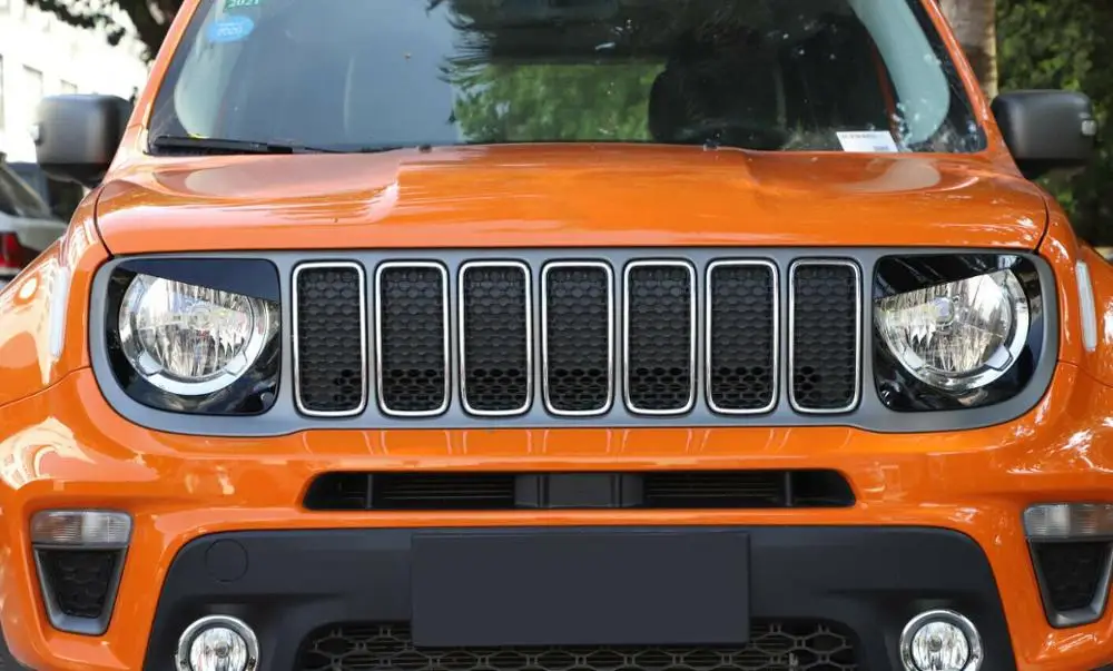 Передний светильник головной Злой Глаз накладка кожаный чехол с jeeprenegade 2019 + пара |